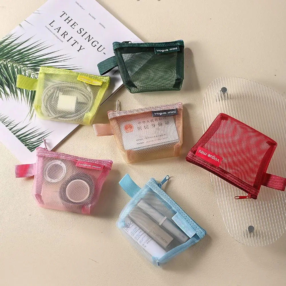 Creative Nylon Transparent Mesh Storage Bag Makeup Bag Lipstick Bag Mini Coin Purse Small Item Bag Coin Bag Cosmetic Bag Gift
Creative Nylon Transparent Mesh Storage Bag Makeup Bag Lipstick Bag Mini Coin Purse Small Item Bag Coin Bag Cosmetic Bag Gift
