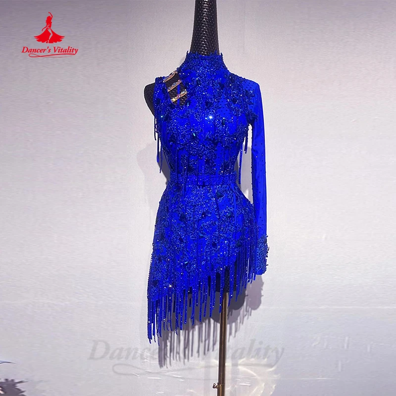 Latin Dance Dress Women Female Children High-end Customsized Rumba Chachan Tango Performance Costumes Skirt Girl's Latin Dresses
Latin Dance Dress Women Female Children High-end Customsized Rumba Chachan Tango Performance Costumes Skirt Girl's Latin Dresses
