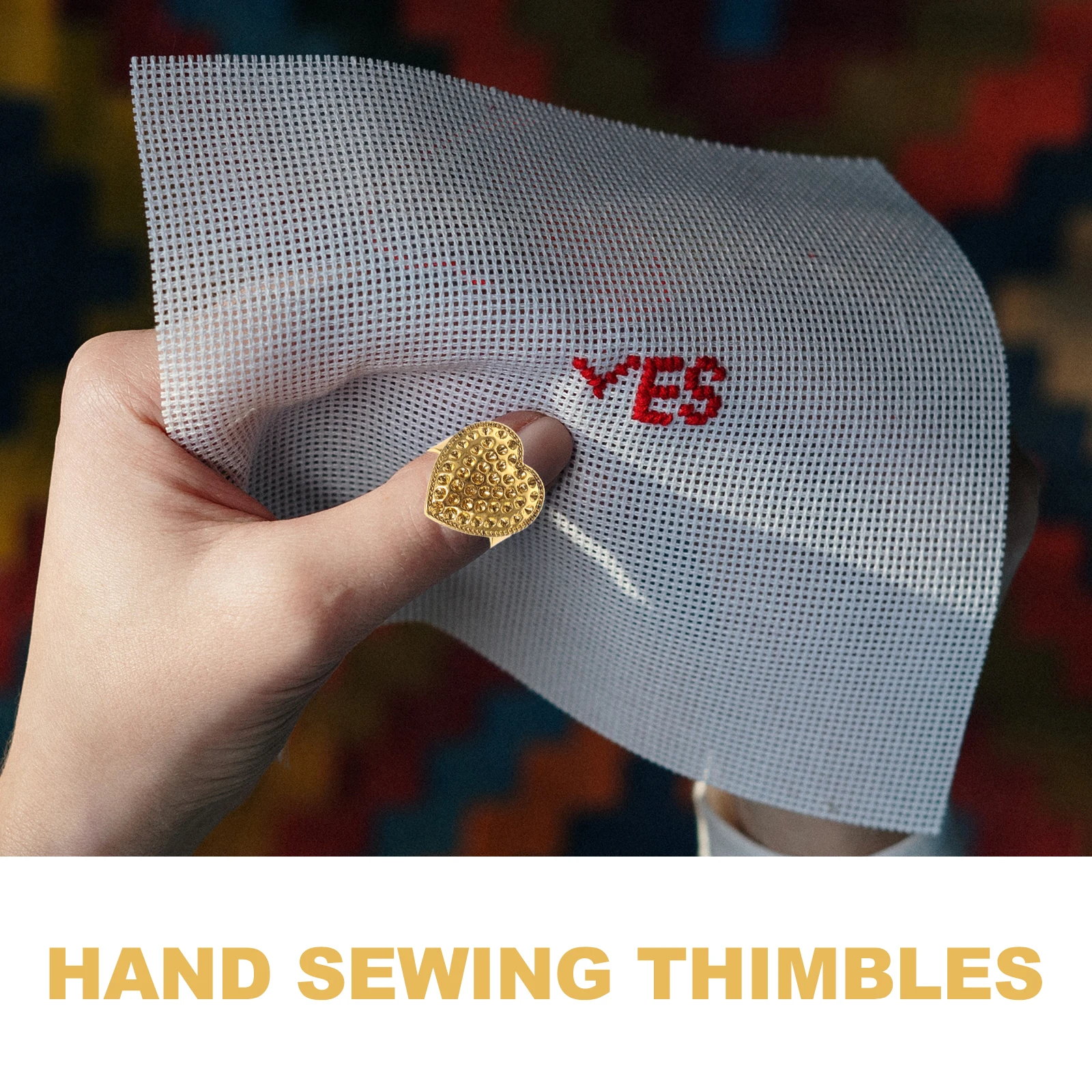 5pcs Portable Convenient Ring Thimbles Ring Convenient Cross Stitch Professional Finger Protectors H Sewing Tool
5pcs Portable Convenient Ring Thimbles Ring Convenient Cross Stitch Professional Finger Protectors H Sewing Tool