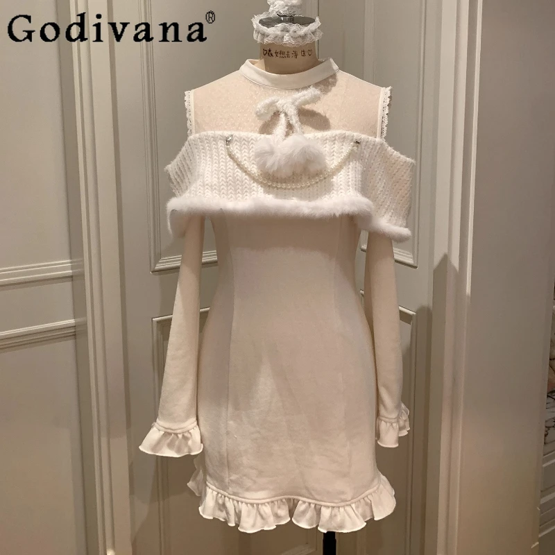 Clear Strap Off Shoulder Dress for Women Original New Autumn Winter Cute Dress Female Japanese Style Lolita Princess Dress
Clear Strap Off Shoulder Dress for Women Original New Autumn Winter Cute Dress Female Japanese Style Lolita Princess Dress