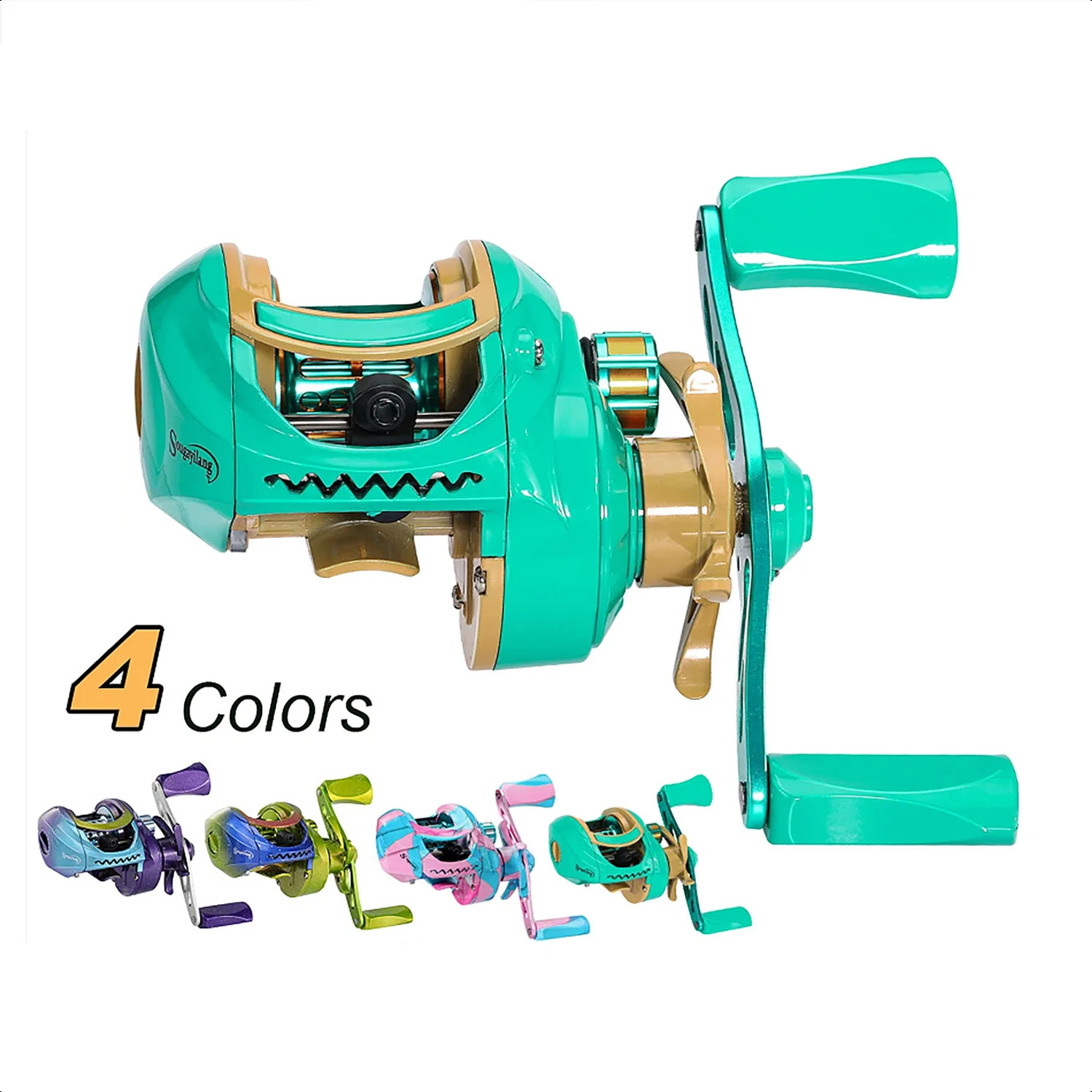 Baitcasting Fishing Reel with Anti-Reverse Ball Bearings 10kg Max Drag 7.2 1 High-Speed Gear Ratio Casting Reel
Baitcasting Fishing Reel with Anti-Reverse Ball Bearings 10kg Max Drag 7.2 1 High-Speed Gear Ratio Casting Reel