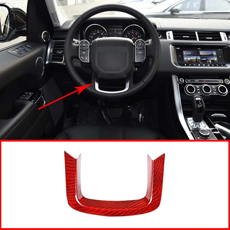 Car Car Steering Wheel Decoration Trim Accessories For RR Velar 2017-2020 For Range Rover Sport 2014-2019 Carbon Fiber Red 1 Pcs
Car Car Steering Wheel Decoration Trim Accessories For RR Velar 2017-2020 For Range Rover Sport 2014-2019 Carbon Fiber Red 1 Pcs