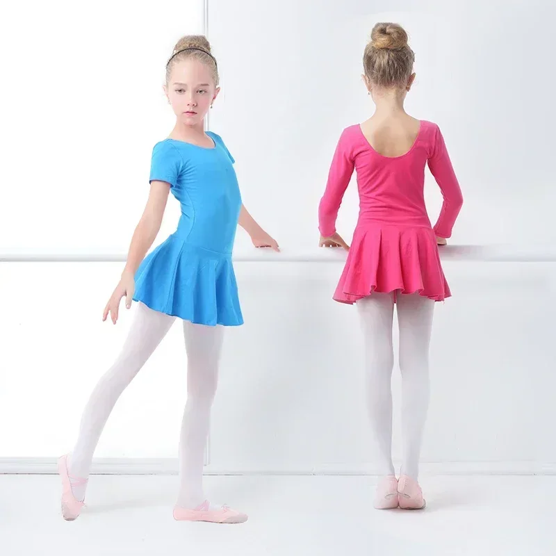 Kids Girls Ballet Leotards Pink Dance Dress Short Sleeve Ballet Leotard Cotton Training Dancewear Round-neck Ballet Dress
Kids Girls Ballet Leotards Pink Dance Dress Short Sleeve Ballet Leotard Cotton Training Dancewear Round-neck Ballet Dress