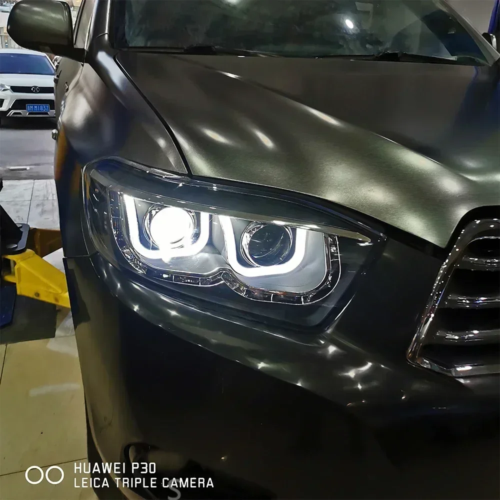 Автомобильные передние фонари для Toyota Highlander Kluger 2009-2011, автоматические фары в сборе, обновление светодиодного двойного объектива проектора, аксессуары
Автомобильные передние фонари для Toyota Highlander Kluger 2009-2011, автоматические фары в сборе, обновление светодиодного двойного объектива проектора, аксессуары