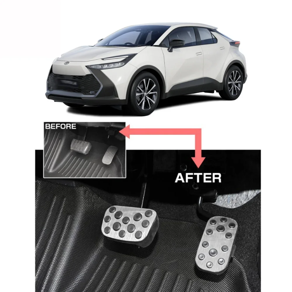 For Toyota CHR C-HR 2024 2025 Foot Pedals Cover Accessories Aluminum Alloy Accelerator Gas Fuel Brake Rest Pads Mat
For Toyota CHR C-HR 2024 2025 Foot Pedals Cover Accessories Aluminum Alloy Accelerator Gas Fuel Brake Rest Pads Mat