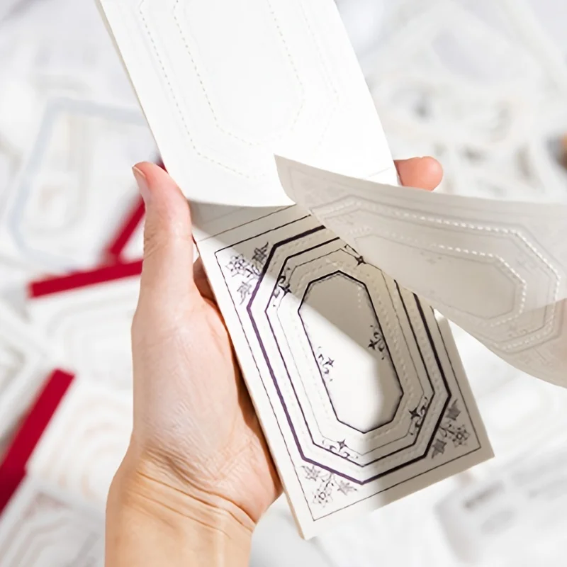 50Sheets/set Tearable Memo Pad Creative Photo Frame Scrapbooking Journal Decoration Background Material Note Paper Stationery
50Sheets/set Tearable Memo Pad Creative Photo Frame Scrapbooking Journal Decoration Background Material Note Paper Stationery