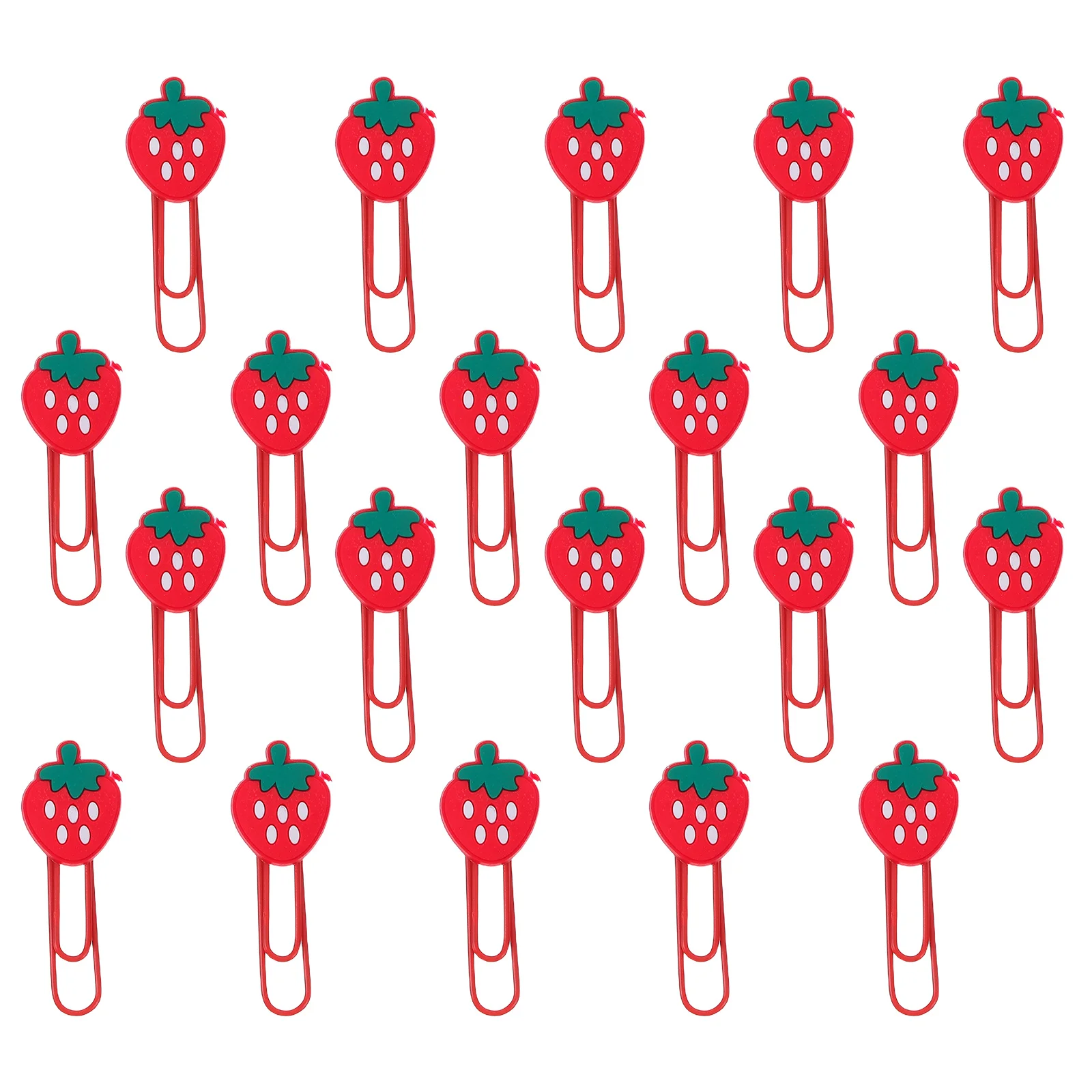 30Pcs Strawberry Shaped Paper Clips Cute Cartoon Paperclips Decorative Bookmarks Clips for School Office Home Student Paperclips
30Pcs Strawberry Shaped Paper Clips Cute Cartoon Paperclips Decorative Bookmarks Clips for School Office Home Student Paperclips