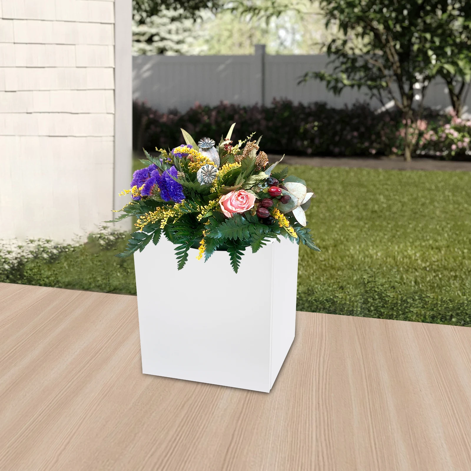 Modern Weather-Resistant Garden Planter Box With Pre-Drilled Holes Protective Gloves And Simple Quick Installation
Modern Weather-Resistant Garden Planter Box With Pre-Drilled Holes Protective Gloves And Simple Quick Installation