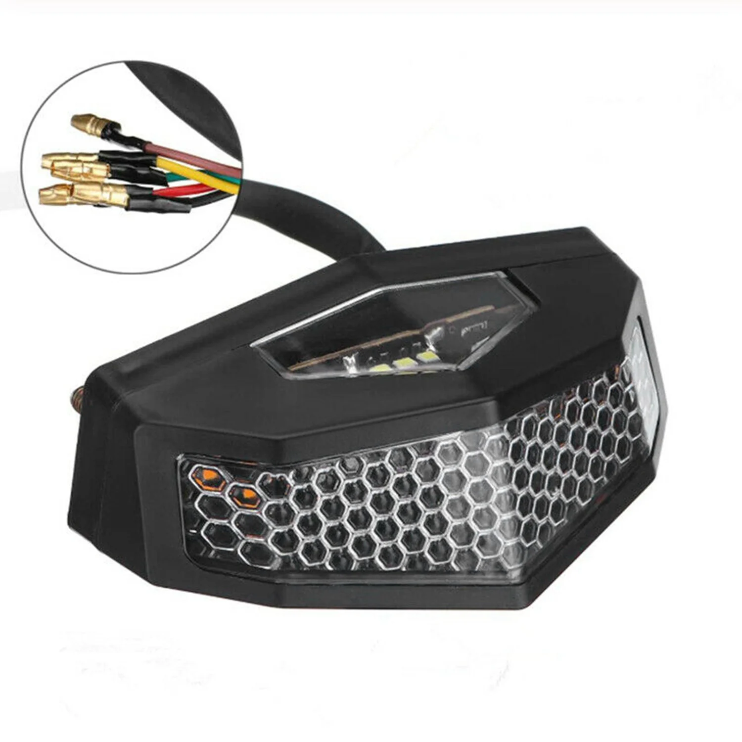 Universal Motorcycle LED Turn Signals Modified Tail Light Cafe Racer Fender Edge Brake Lamp
Universal Motorcycle LED Turn Signals Modified Tail Light Cafe Racer Fender Edge Brake Lamp