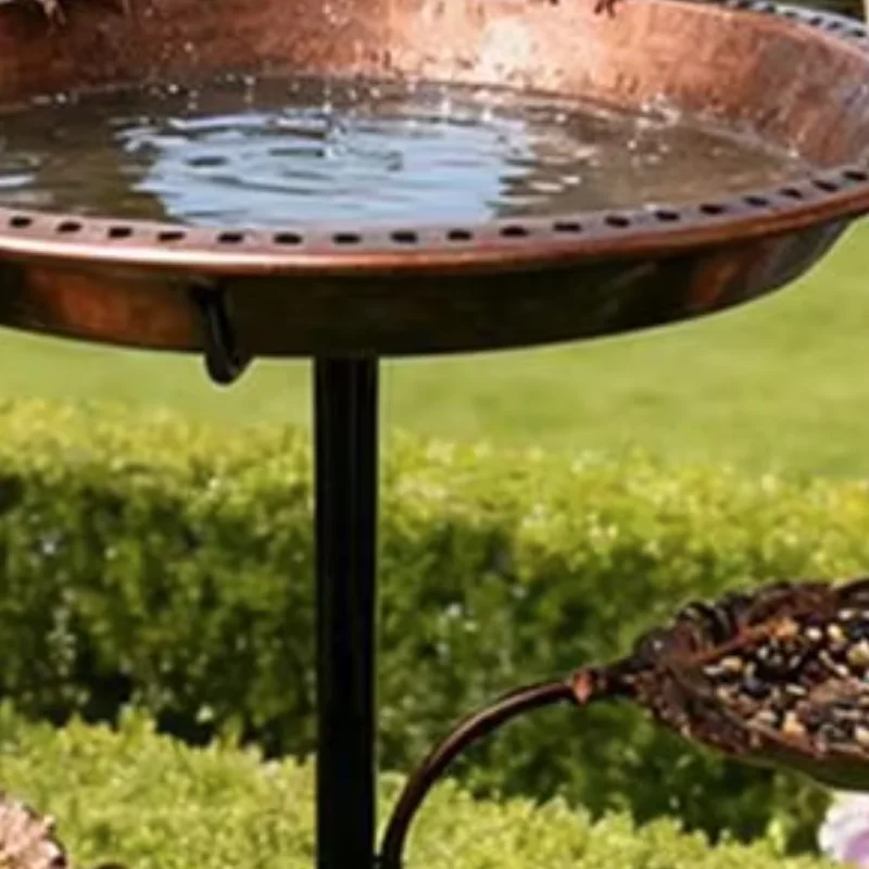 Flower Bed Bird Bath Vintage Metal Bird Bath with 5-pronged Base Garden Feeder Bowl Outdoor Patio Yard Lawn Decor Water Dish
Flower Bed Bird Bath Vintage Metal Bird Bath with 5-pronged Base Garden Feeder Bowl Outdoor Patio Yard Lawn Decor Water Dish