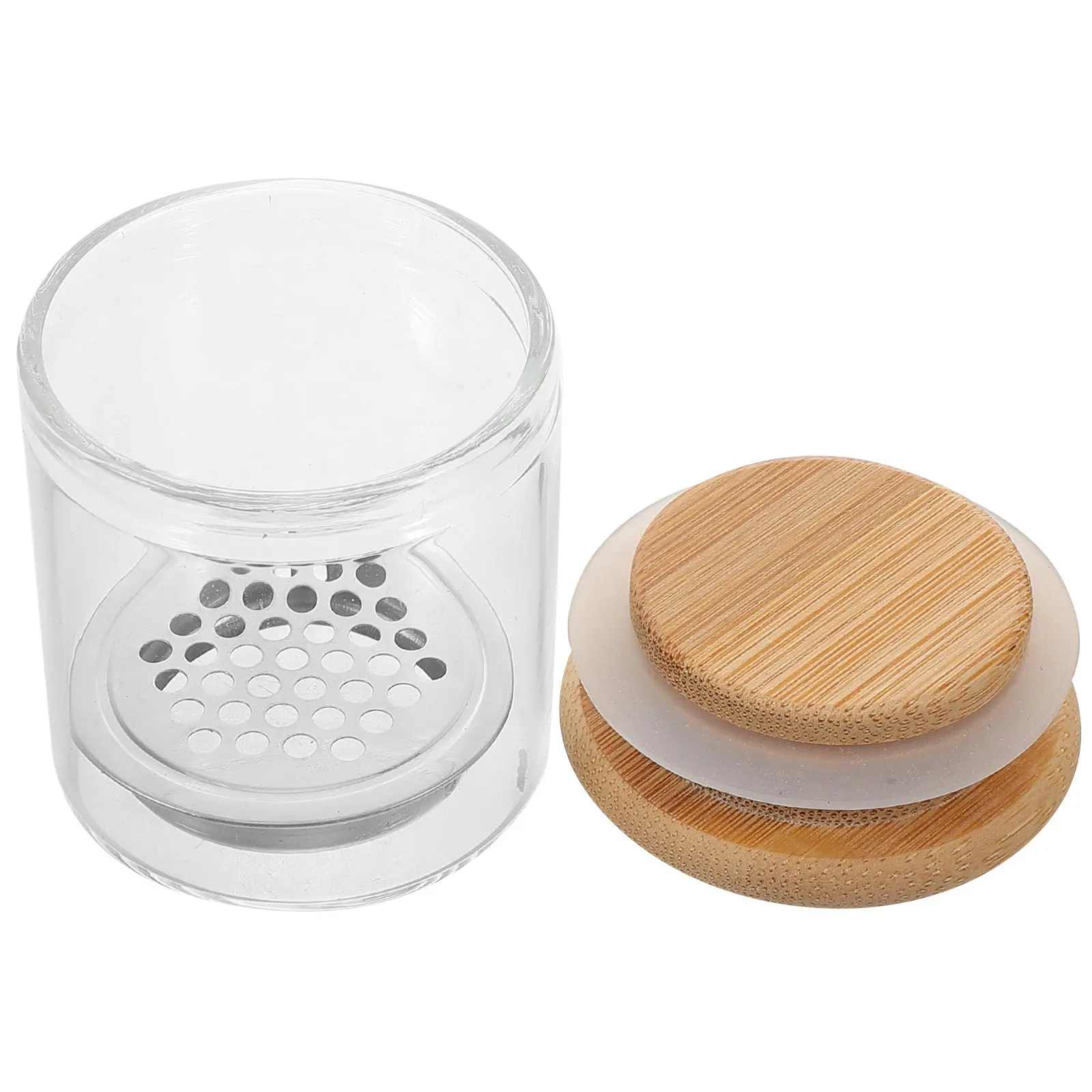 Stainless Steel Mesh Glass Nail Brush Cleaner Cup Bamboo Lid Elegant Dappen Dish for Nail Art Manicure Brushes Washing Supply
Stainless Steel Mesh Glass Nail Brush Cleaner Cup Bamboo Lid Elegant Dappen Dish for Nail Art Manicure Brushes Washing Supply