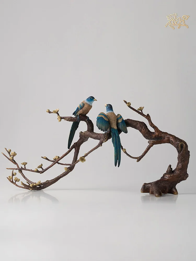 All Copper Decoration "XI on Branches" Living Room Decoration Soft Decoration Ornaments
All Copper Decoration "XI on Branches" Living Room Decoration Soft Decoration Ornaments