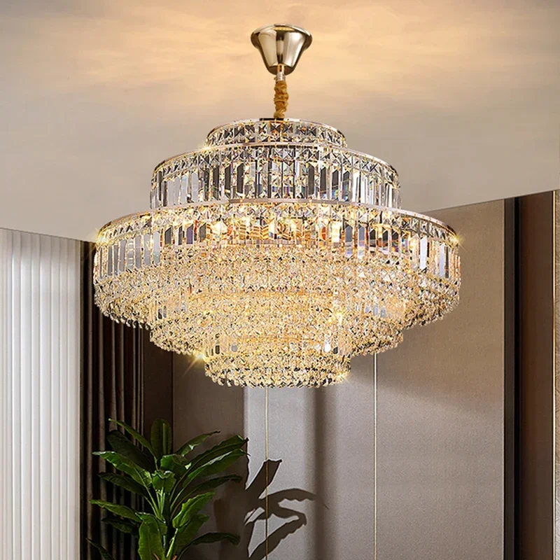 Led Crystal Chandelier For Living Dining Room Modern Home Decor Hanging Lamp Luxury Round Indoor Lighting Creative Kitchen Light
Led Crystal Chandelier For Living Dining Room Modern Home Decor Hanging Lamp Luxury Round Indoor Lighting Creative Kitchen Light