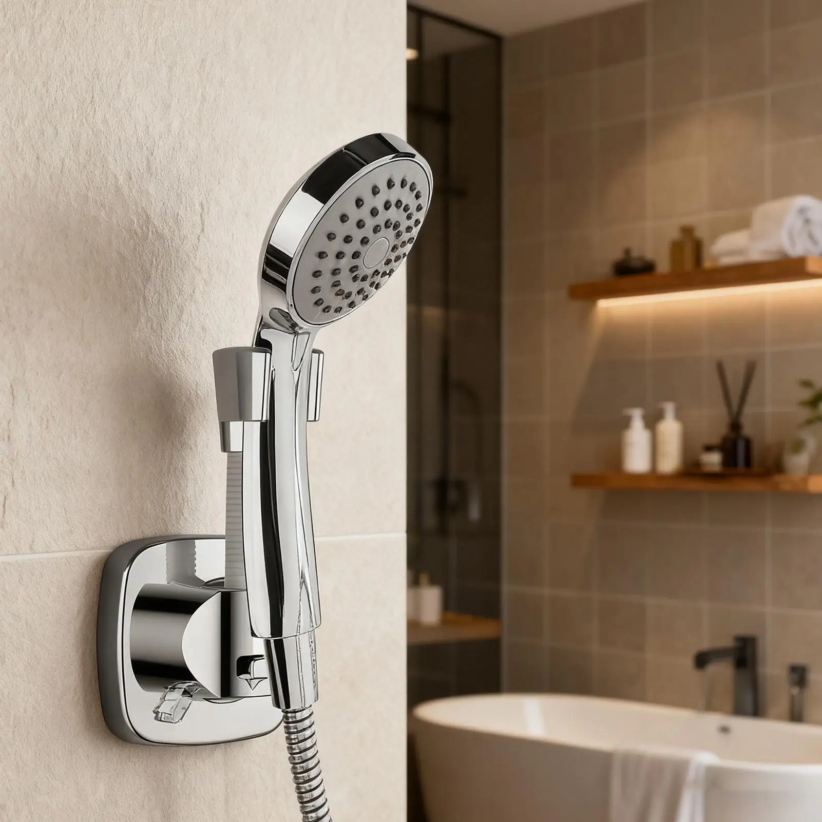 Shower Head Mount Adjustable Suction Cup Design Handheld Shower Head Bracket For Home Bathroom Toilet College Dorm Dormitory
Shower Head Mount Adjustable Suction Cup Design Handheld Shower Head Bracket For Home Bathroom Toilet College Dorm Dormitory