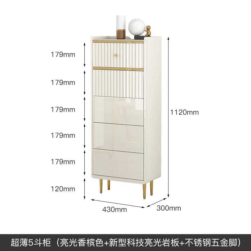 YY Light Luxury Bright Stone Plate Modern Minimalist Bedroom Three Or Five Chest of Drawers Ultra-Thin
YY Light Luxury Bright Stone Plate Modern Minimalist Bedroom Three Or Five Chest of Drawers Ultra-Thin