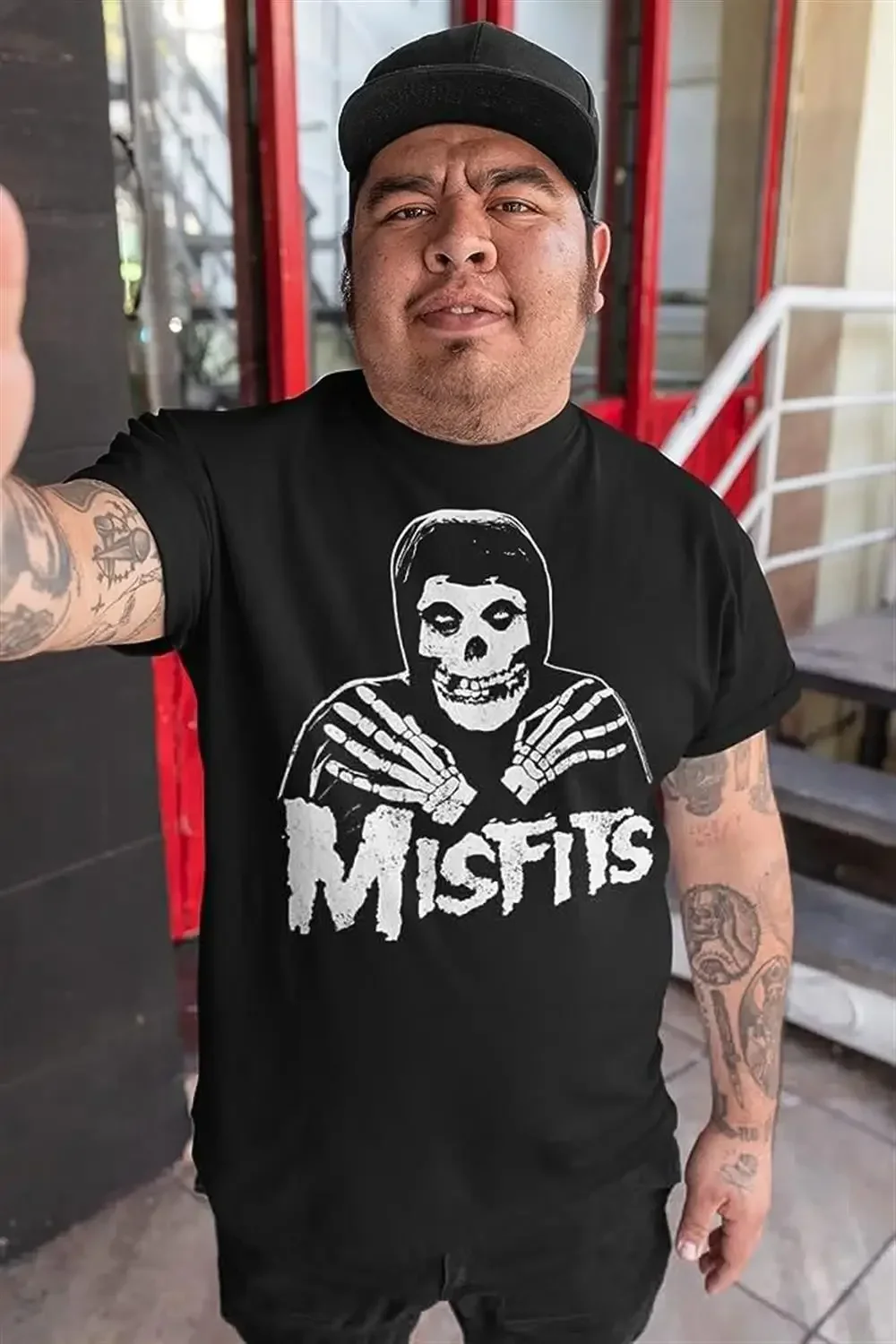He Misfits Band Rock Hardcore Punk Style Casual Fitness Loose Pure Cotton Men's T-shirt Women's Short-sleeved Couple Style
He Misfits Band Rock Hardcore Punk Style Casual Fitness Loose Pure Cotton Men's T-shirt Women's Short-sleeved Couple Style