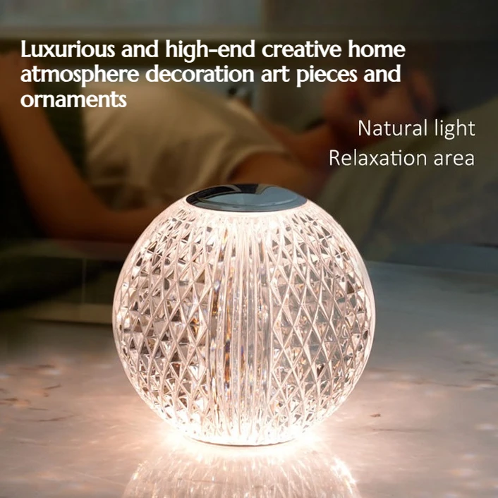 Luxury High-end Touchable Charging Luminous Decorative Item Creative Home Furniture High-end Decorative Craft
Luxury High-end Touchable Charging Luminous Decorative Item Creative Home Furniture High-end Decorative Craft