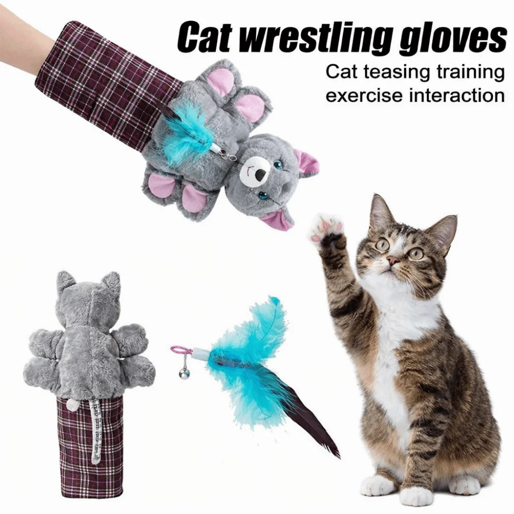 Безопасная мягкая интерактивная перчатка-игрушка для борьбы с кошками, прочные перчатки для бокса для кошек, забавные игрушки-перчатки, игрушки-куклы, зоотовары
Безопасная мягкая интерактивная перчатка-игрушка для борьбы с кошками, прочные перчатки для бокса для кошек, забавные игрушки-перчатки, игрушки-куклы, зоотовары