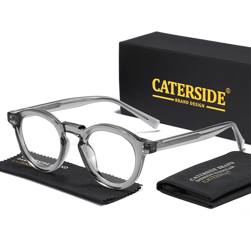 CATERSIDE Round Men's Eyeglass Frame Brand Design Fashion Pin Core Glasses Women's Anti Blue Light Decorative Reading Glasses
CATERSIDE Round Men's Eyeglass Frame Brand Design Fashion Pin Core Glasses Women's Anti Blue Light Decorative Reading Glasses
