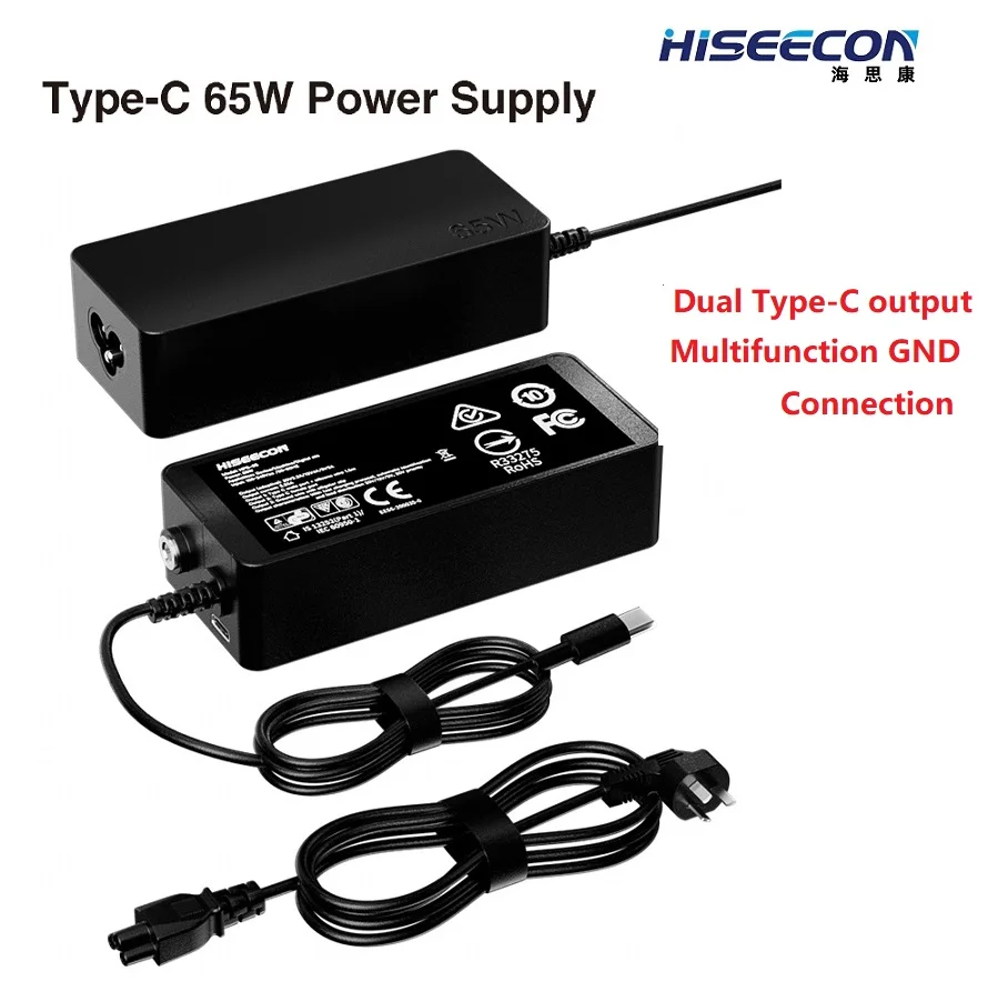 HISEECON 65W Multifunction Charger Device Double Type-c Export Portable for iPhone 15 Computer Soldering Pen Chargering
HISEECON 65W Multifunction Charger Device Double Type-c Export Portable for iPhone 15 Computer Soldering Pen Chargering