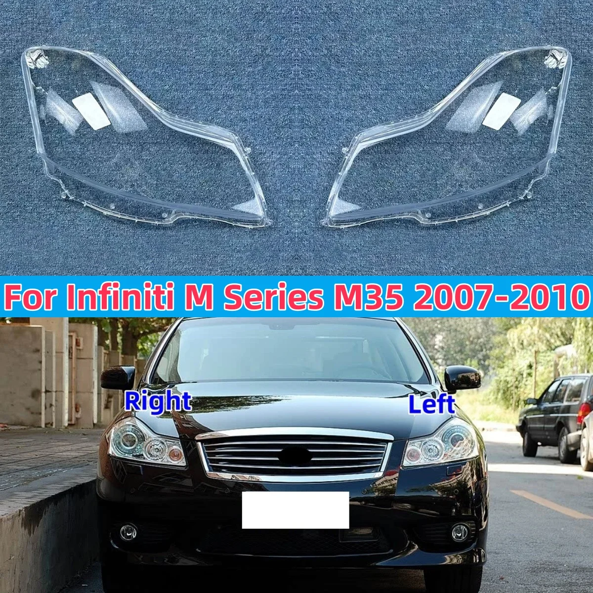 For Infiniti M Series M35 2007 2008 2009 2010 Headlamp Lens Cover Headlights Shell Replace Original Transparent Glass Lampshade
For Infiniti M Series M35 2007 2008 2009 2010 Headlamp Lens Cover Headlights Shell Replace Original Transparent Glass Lampshade