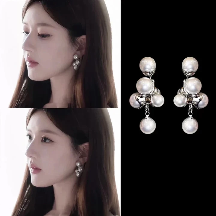 Elegant White Imitation Pearl Dangle Earrings for Woman Novel Geometric Ball Shaped Drop Earring Charms Jewelry Gift Bijoux
Elegant White Imitation Pearl Dangle Earrings for Woman Novel Geometric Ball Shaped Drop Earring Charms Jewelry Gift Bijoux