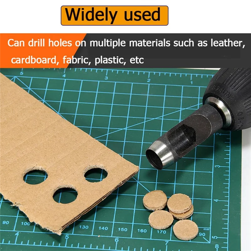 A53Q-6Pcs Hollow Punch Kit Drill Bits -Leather Hole Punch Tool Flexible Drill Bit Extension Hexagonal Handle Drill Bit Set Kit
A53Q-6Pcs Hollow Punch Kit Drill Bits -Leather Hole Punch Tool Flexible Drill Bit Extension Hexagonal Handle Drill Bit Set Kit