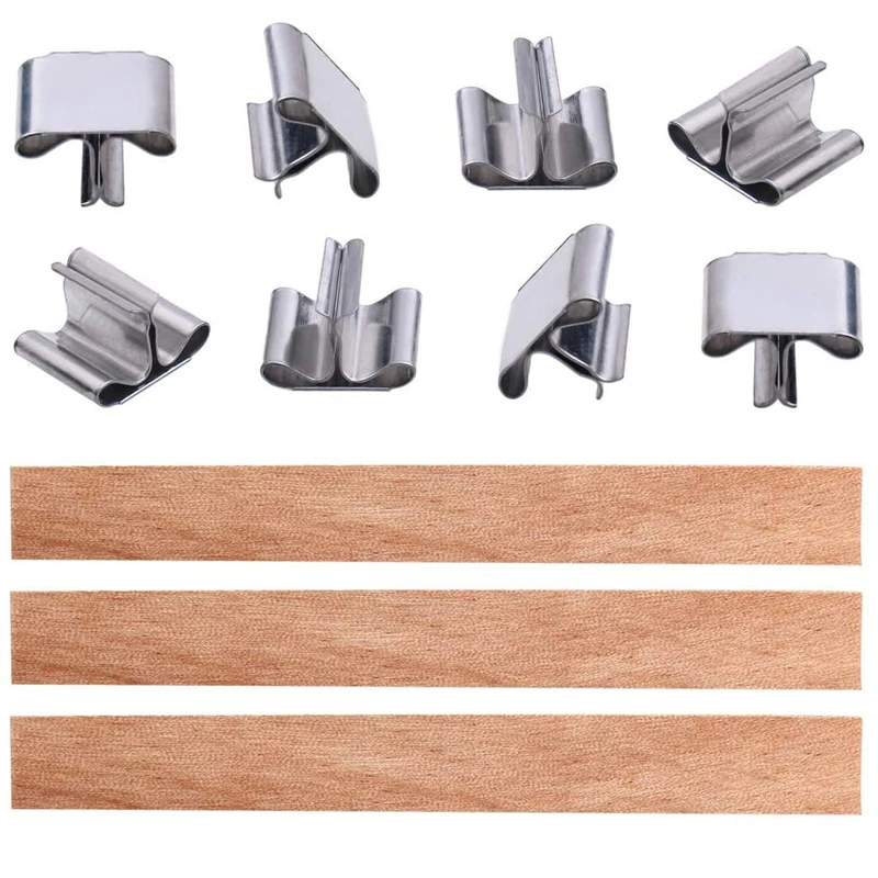 300 PCS Wood Candle Wicks with Iron Stand For DIY Candle Making Smokeless Handmade Soy Parffin Wax Wick 13×130mm Wholesale XB
300 PCS Wood Candle Wicks with Iron Stand For DIY Candle Making Smokeless Handmade Soy Parffin Wax Wick 13×130mm Wholesale XB