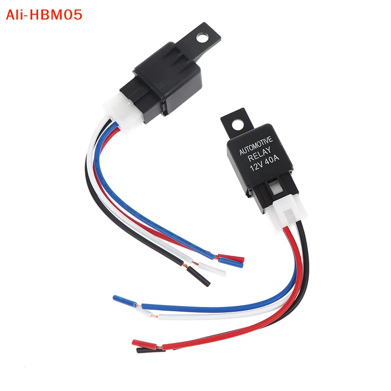 (HB05)Black 12V/24V 40A Car Automotive Relay 4 Pin SPST Contact Type For Strobe Lights Fog Lights Car Alarms And More
(HB05)Black 12V/24V 40A Car Automotive Relay 4 Pin SPST Contact Type For Strobe Lights Fog Lights Car Alarms And More