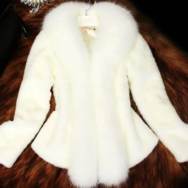 Korean Style Women's Fashion Slim Fit Thickening Warm Coats Winter New Imitation Fox Fur Collar Long Sleeves Short Jacket
Korean Style Women's Fashion Slim Fit Thickening Warm Coats Winter New Imitation Fox Fur Collar Long Sleeves Short Jacket
