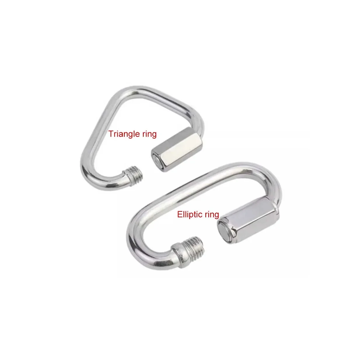 304 Stainless Steel Quick Connect Ring/Track, Mountaineering Safety, Chain Buckle With Lock
304 Stainless Steel Quick Connect Ring/Track, Mountaineering Safety, Chain Buckle With Lock