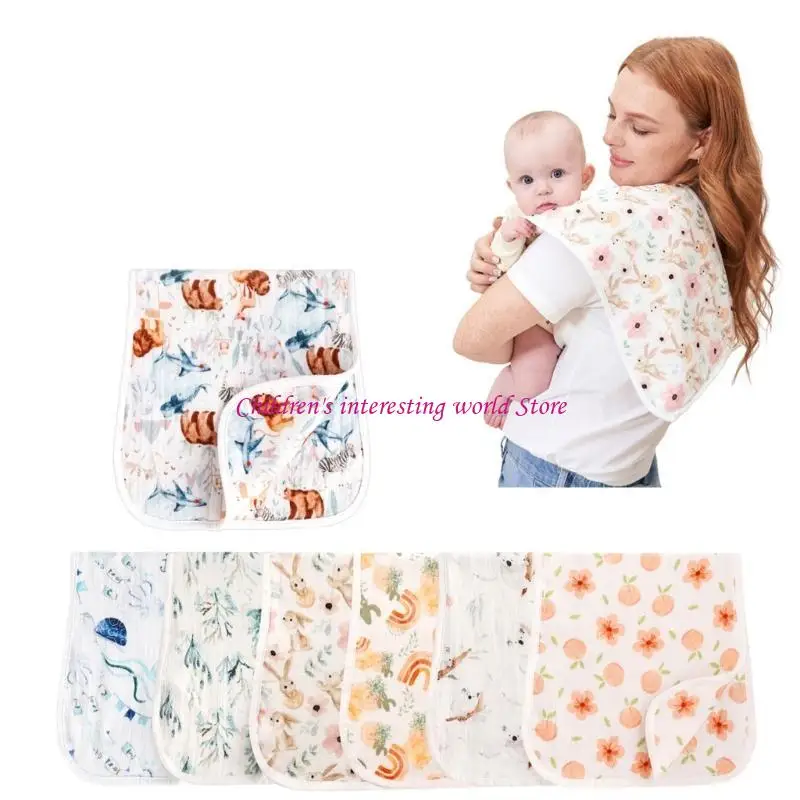 Newborns Feeding Bib 6-Layers Burp Cloths for Infants Rectangle Burping Towel 425F
Newborns Feeding Bib 6-Layers Burp Cloths for Infants Rectangle Burping Towel 425F