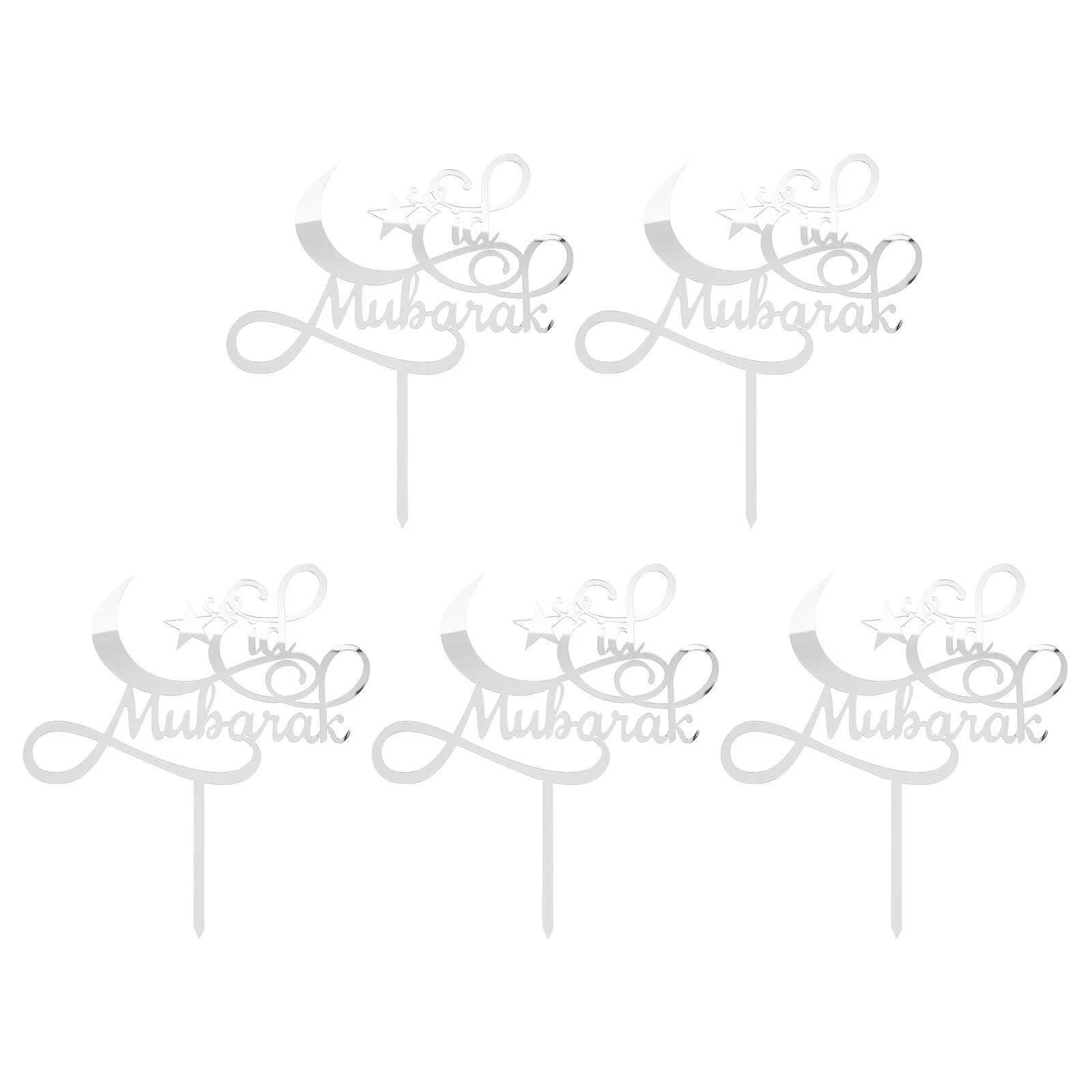 5Pcs Acrylic Cake Toppers Lightweight Storage Eid Celebration Picks Party Dessert Mubarak Hat Decorations Muslim Festival Cake
5Pcs Acrylic Cake Toppers Lightweight Storage Eid Celebration Picks Party Dessert Mubarak Hat Decorations Muslim Festival Cake