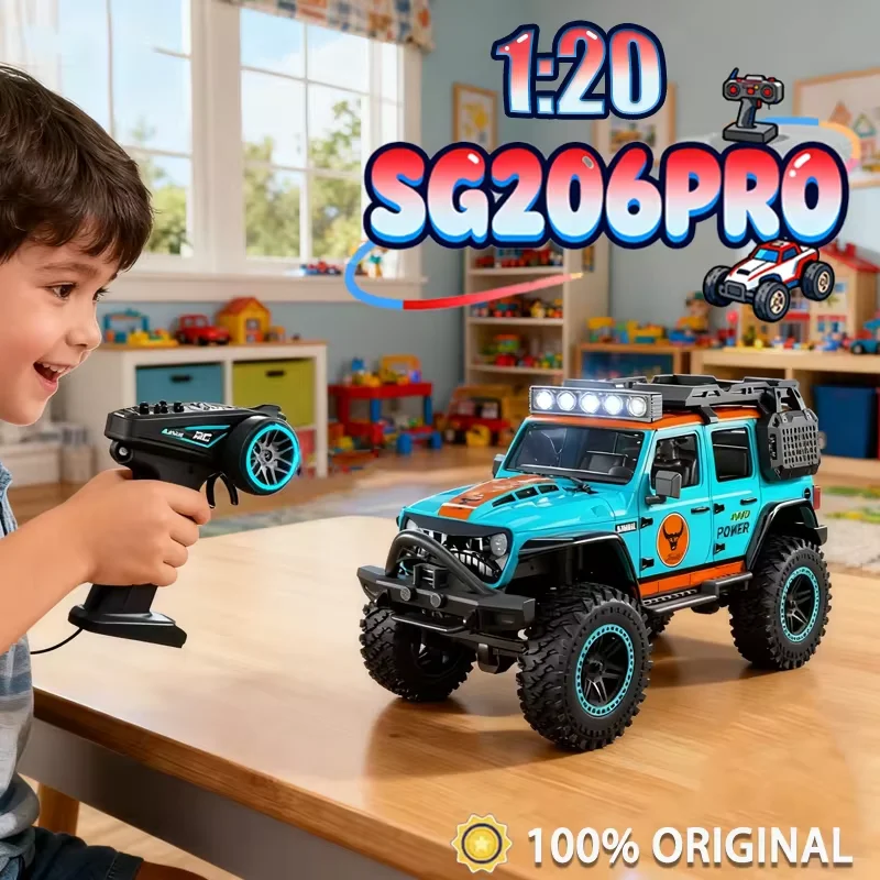 NEW SG206 MaxPro RC Climbing Vehicle With Led Lights 24G 4WD Off-Road Brushless Motor Kids Gift Toys Remote Control Car Boy Gift
NEW SG206 MaxPro RC Climbing Vehicle With Led Lights 24G 4WD Off-Road Brushless Motor Kids Gift Toys Remote Control Car Boy Gift