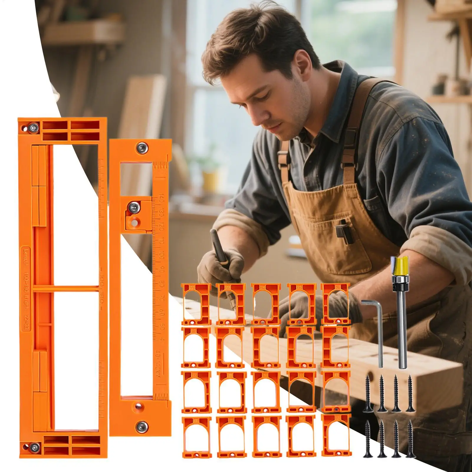 Concealed Hinge Template Lightweight Adjustable Reusable 10 Width Cancealed Cabinet Connector Jig For Cabinets Doors Living Room
Concealed Hinge Template Lightweight Adjustable Reusable 10 Width Cancealed Cabinet Connector Jig For Cabinets Doors Living Room