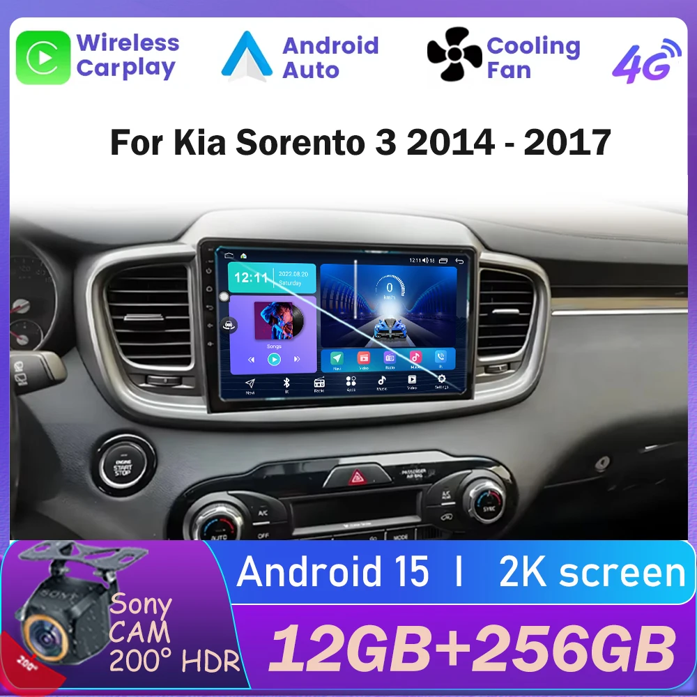 Car Stereo Radio Android 15 For Kia Sorento 3 2014 - 2017 Player Multimedia GPS Navigation Wireless Carplay Auto Touch Screen
Car Stereo Radio Android 15 For Kia Sorento 3 2014 - 2017 Player Multimedia GPS Navigation Wireless Carplay Auto Touch Screen