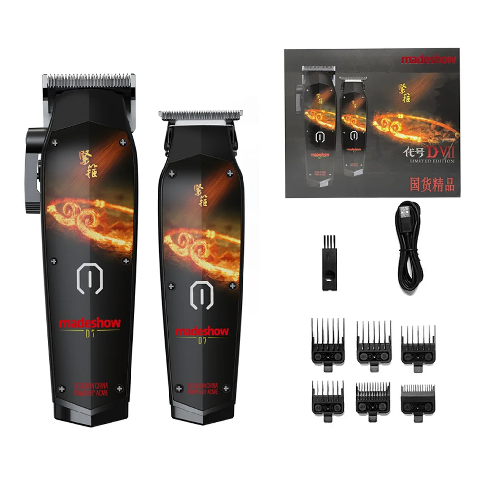 MadeShow D7 Men's Professional Oiled Head Hair Clipper Salon Hair Trimmer M10 M11 Upgraded Ceramic Titanium Plated Blade 7000RPM
MadeShow D7 Men's Professional Oiled Head Hair Clipper Salon Hair Trimmer M10 M11 Upgraded Ceramic Titanium Plated Blade 7000RPM