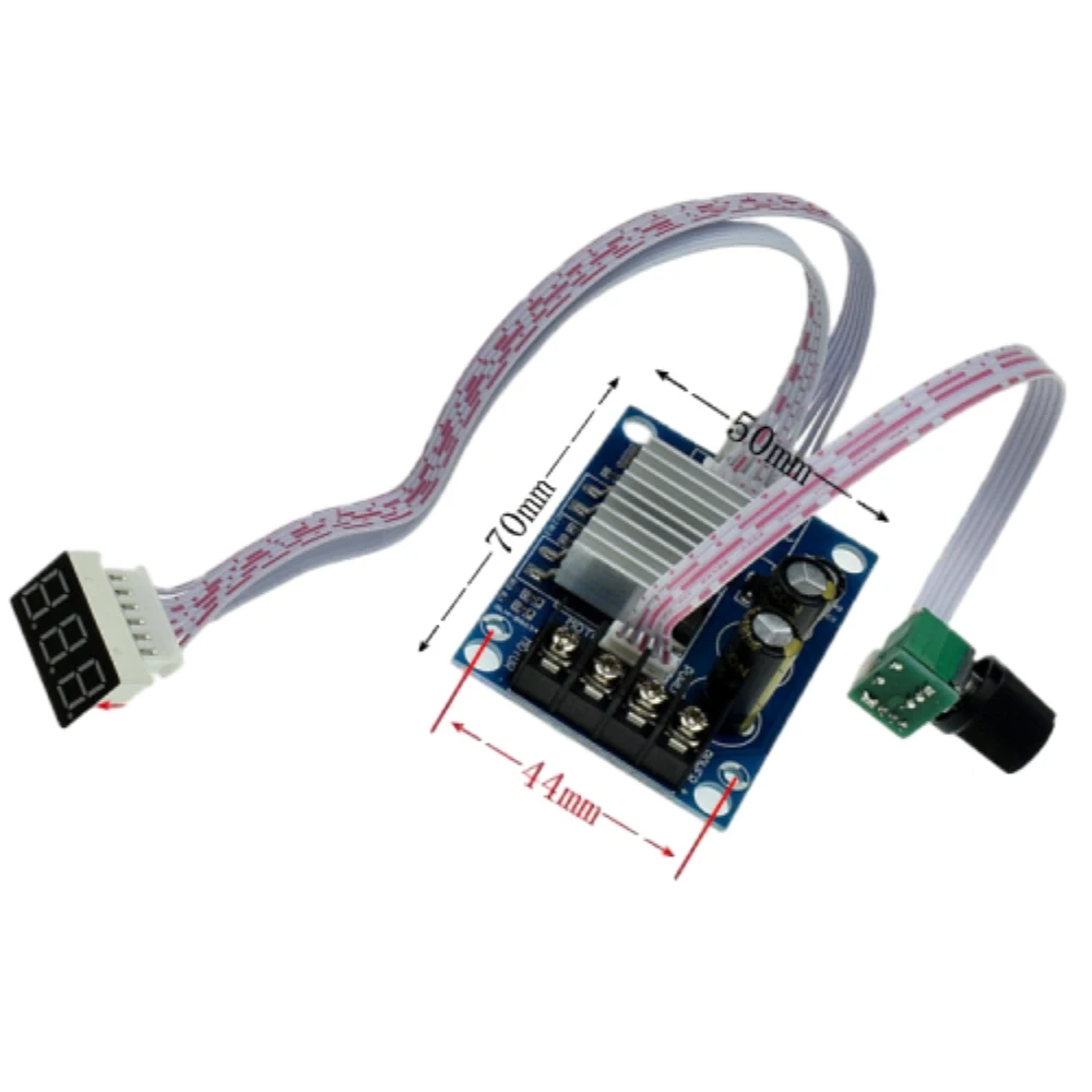 Motor Speed Controller DC 12-24V Motor Governor with Llinear Digital Display PWM 0-100% Speed Adjustable Range Regulator
Motor Speed Controller DC 12-24V Motor Governor with Llinear Digital Display PWM 0-100% Speed Adjustable Range Regulator