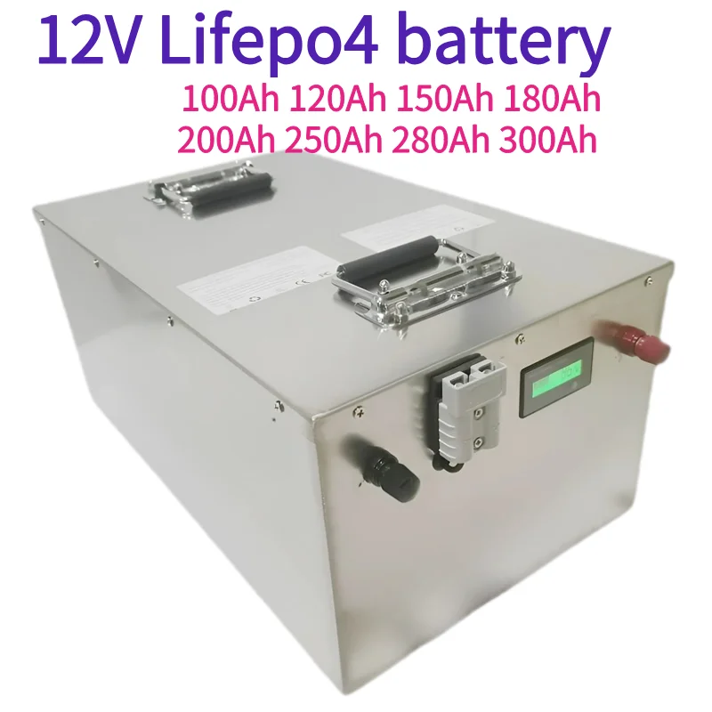 Lifepo4 batería 12V 100AH 120AH 150AH 180AH 200AH 250AH 280AH 300AH batería de litio para 1200W UPS Panel Solar inversor RV
Lifepo4 batería 12V 100AH 120AH 150AH 180AH 200AH 250AH 280AH 300AH batería de litio para 1200W UPS Panel Solar inversor RV