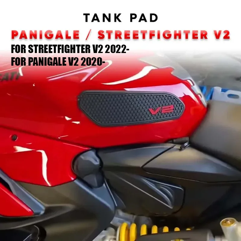 Motorcycle Side Fuel Tank pad Tank Pads Protector Stickers Knee Grip Traction Pad For Ducati Streetfighter V2 Panigale V2 2020-
Motorcycle Side Fuel Tank pad Tank Pads Protector Stickers Knee Grip Traction Pad For Ducati Streetfighter V2 Panigale V2 2020-