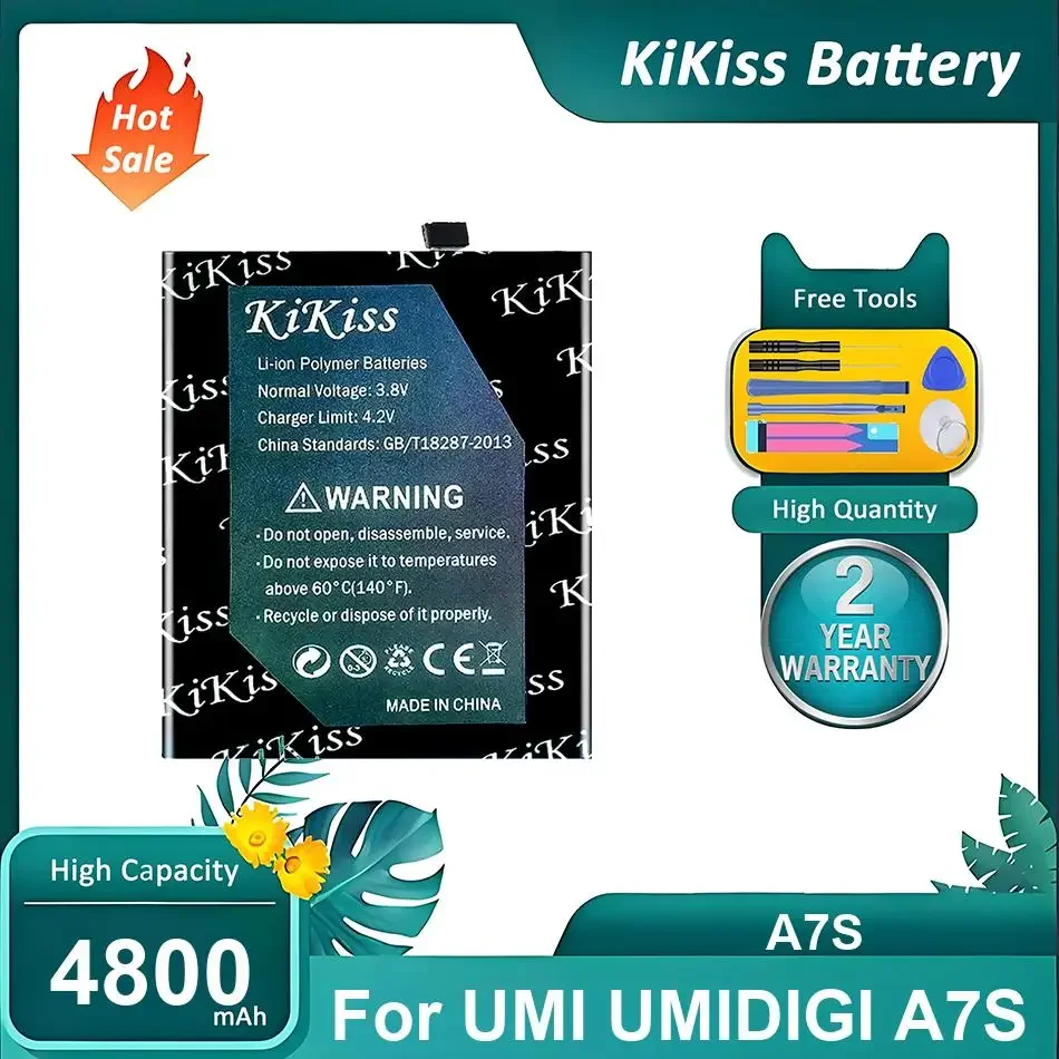 Replacement Mobile Phone Battery For Umidigi Umi A7S,A7S,4800mAh
Replacement Mobile Phone Battery For Umidigi Umi A7S,A7S,4800mAh