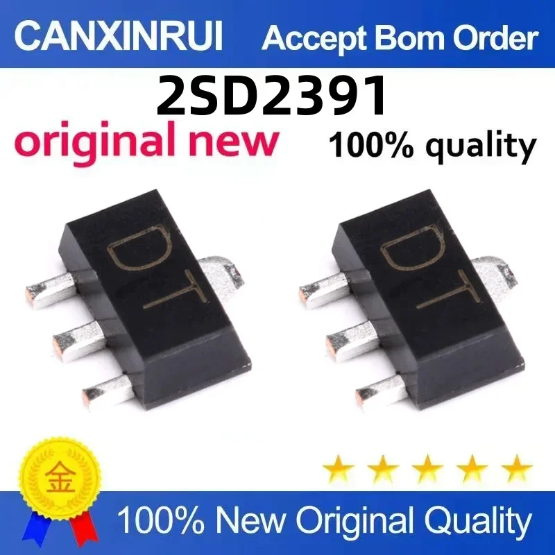 (5-100 pieces) Brand new original NPN transistor 2SD2391 SOT89 silk screen DT 60V/2A surface mount transistor
(5-100 pieces) Brand new original NPN transistor 2SD2391 SOT89 silk screen DT 60V/2A surface mount transistor