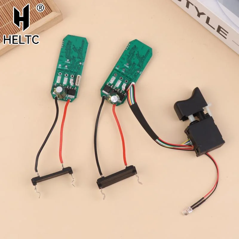16.8V Lithium Drill Control Board + Switch Assembly 18V Brushless Drill Circuit Board Switch 07115
16.8V Lithium Drill Control Board + Switch Assembly 18V Brushless Drill Circuit Board Switch 07115