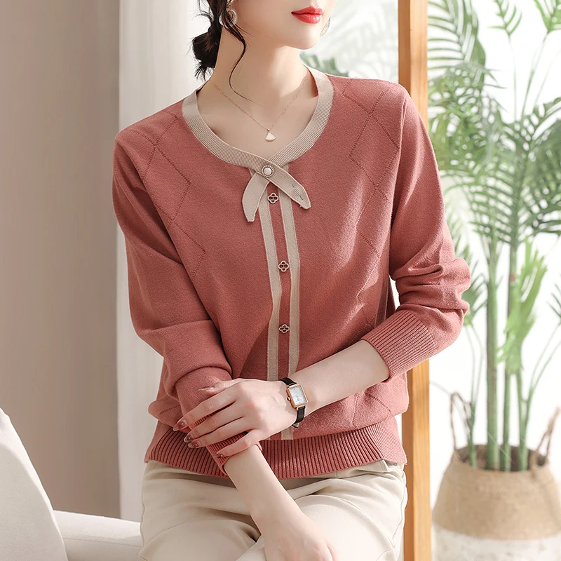 Autumn winter New Sweater Women O-Neck Knitted pullove Long sleeve Solid color Casual Loose Autumn winter Women clothing
Autumn winter New Sweater Women O-Neck Knitted pullove Long sleeve Solid color Casual Loose Autumn winter Women clothing
