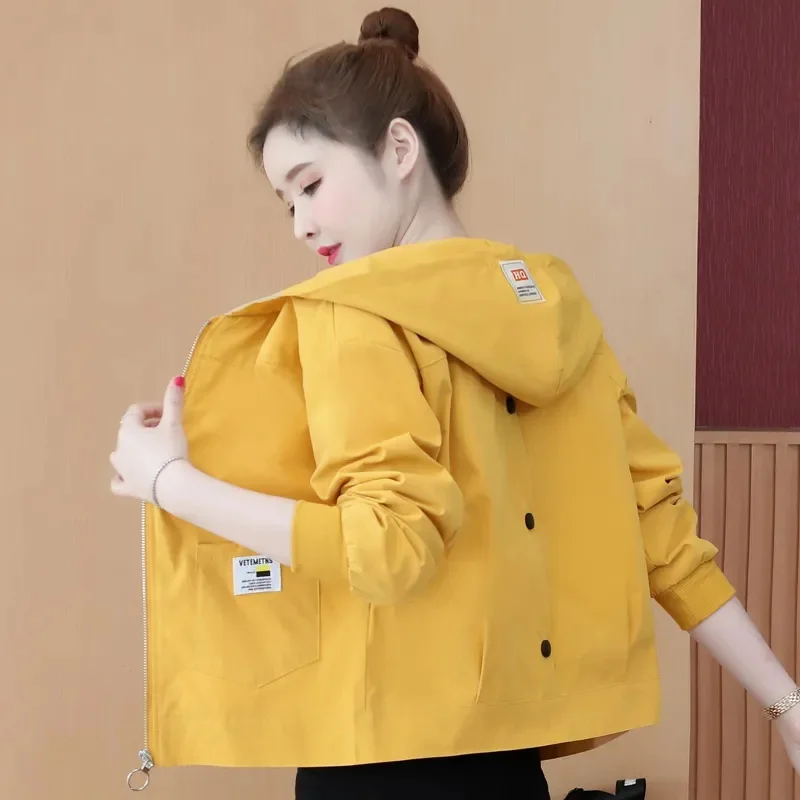 2022 New Autumn Women Jacket Windbreaker Famale Long Sleeve Causal Short Jacket Hooded Loose Basic Coat Outwear F-281
2022 New Autumn Women Jacket Windbreaker Famale Long Sleeve Causal Short Jacket Hooded Loose Basic Coat Outwear F-281