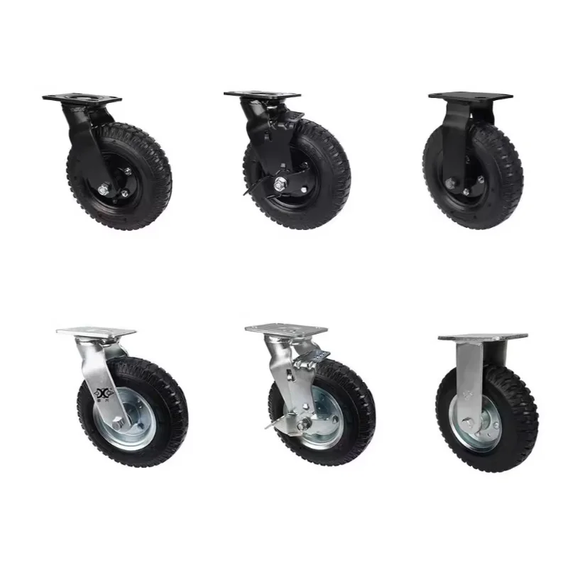 1PC Heavy Duty 8" Zinc-Plated/Electrophoretic Inflatable Rubber Caster Wheel - Wear-Resistant, Quiet Rolling, High Load Capacity
1PC Heavy Duty 8" Zinc-Plated/Electrophoretic Inflatable Rubber Caster Wheel - Wear-Resistant, Quiet Rolling, High Load Capacity