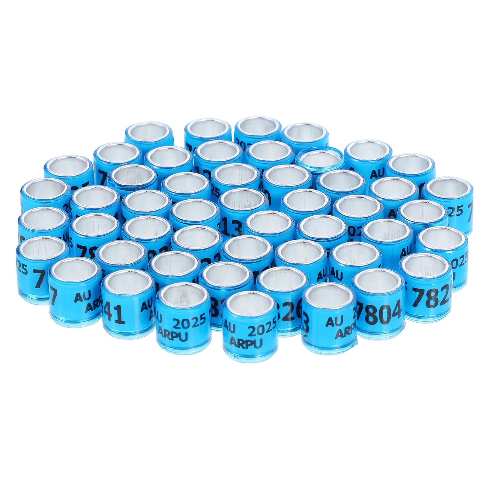 50 Pcs Pigeon Foot Ring Bird Leg Homing Rings Poultry Band Identify Aluminum Stand Toys Tags for Feet Identification Bands
50 Pcs Pigeon Foot Ring Bird Leg Homing Rings Poultry Band Identify Aluminum Stand Toys Tags for Feet Identification Bands
