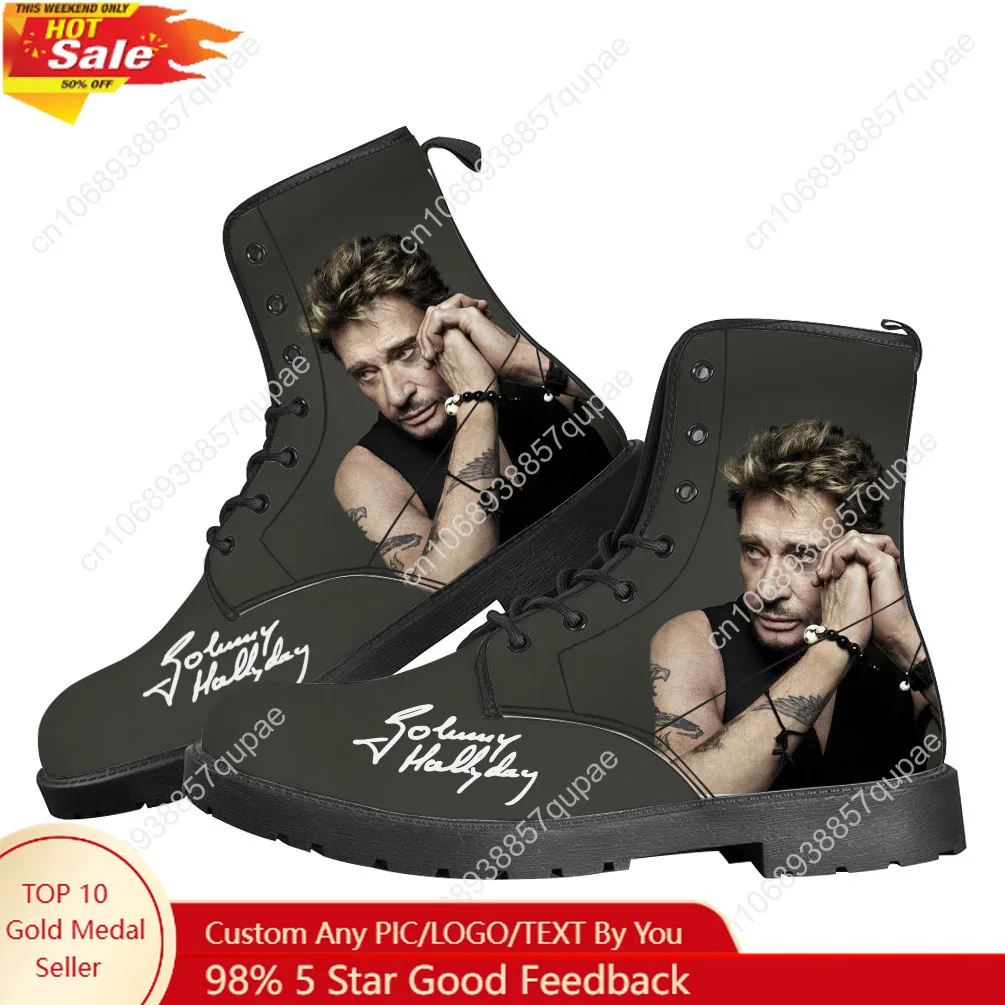 Johnny Hallyday French Rock Singer Casual Boots Mens Womens Teenager Shoes Fashion 3D Boot Outdoor Customize Made Shoe
Johnny Hallyday French Rock Singer Casual Boots Mens Womens Teenager Shoes Fashion 3D Boot Outdoor Customize Made Shoe