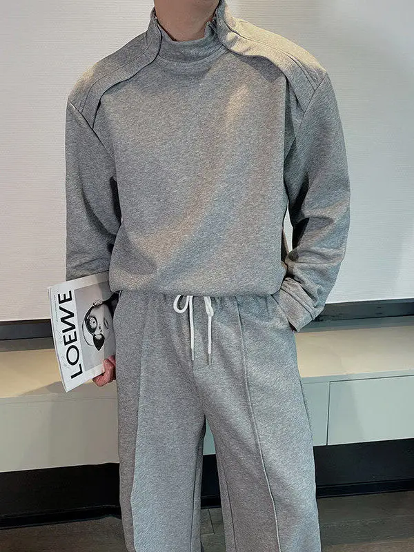 Loose Casual Sportswear Hoodie Wide Leg Pants Set Men's Trendy Versatile Haome Long Pants Two Piece Set Korean Sle
Loose Casual Sportswear Hoodie Wide Leg Pants Set Men's Trendy Versatile Haome Long Pants Two Piece Set Korean Sle