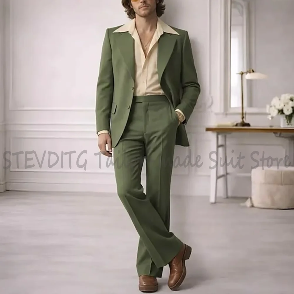 Tailored Made Men Suit 2 Pieces Slim Fit Single Breasted Blazer Pants Solid Color Business Office Formal Occasion Outfit Daily
Tailored Made Men Suit 2 Pieces Slim Fit Single Breasted Blazer Pants Solid Color Business Office Formal Occasion Outfit Daily